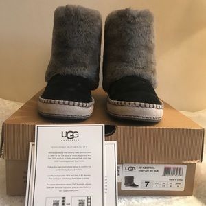 UGG authentic KESTREL Shearling Cuff boots size 7